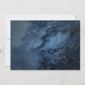 Selderige nachtruimte met horizontaal Lijst Save The Date (Achterkant)