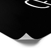 Selderij Funny Veggie Celery Pun Dark BG Poster (Hoek)