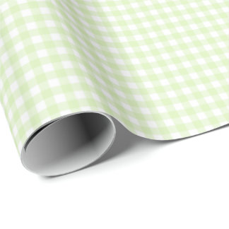 Selderij Groen | Wit Gingham inpakpapier