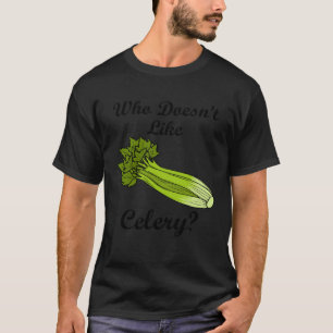 Selderij Voedsel Groente Heerlijke prei T-shirt