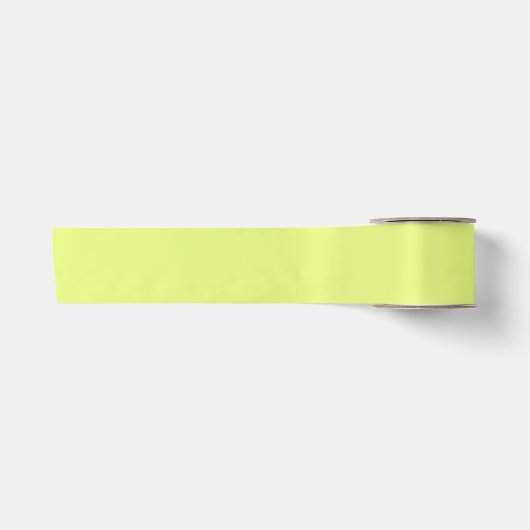 Selderijgroene vaste kleur satijnen lint (Voorkant)