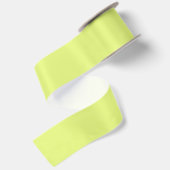 Selderijgroene vaste kleur satijnen lint (Achterkant)