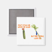 Selderijsteel en  erwten magneet (Voorkant / Achterkant)