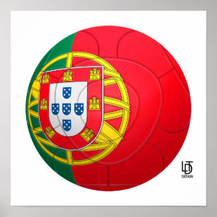 Selecção das Quinas - Portugal Football Poster