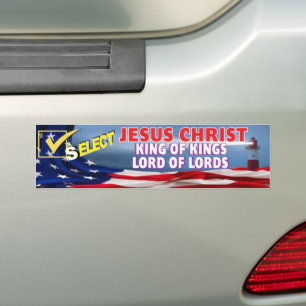 Selecteer Christus Bumpersticker