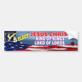 Selecteer Christus Bumpersticker (Voorkant)