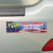 Selecteer Christus Bumpersticker (Op auto)