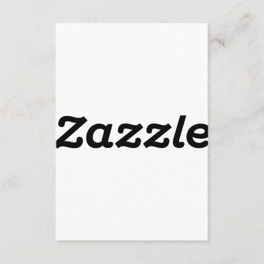 Selecteer Geen Kaart (Voorkant)