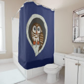 Selecteer het Owl Shower Curtain Douchegordijn (In situ)