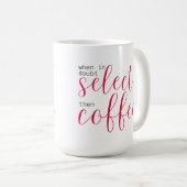 Selecteer Ster, Dan Koffie (voor Vrouwen in Techno Koffiemok (Voorkant rechts)