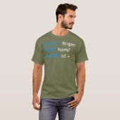 SELECTEER VINGER VAN hand WAAR id 3 SQL T-shirt (Voorkant volledig)
