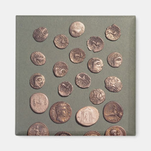 Selectie Celtische en Romeinse munten gevonden Magneet