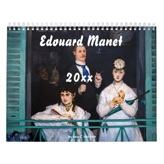 Selectie Edouard Manet Masterstuks Kalender (Hoes)