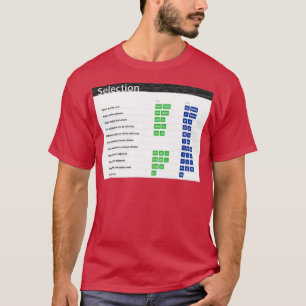 Selectie Excel-sneltoetsen Excel-sneltoetsen T-shirt