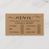 Selectie in het menu Eenvoudig script voor plattel (Voorkant)