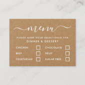 Selectie in het menu Eenvoudig script voor plattel (Voorkant)