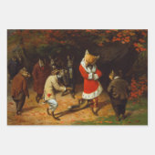 Selectie van bossen inpakpapier vel (Voorkant 3)