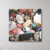 Selectie van gepolijst Rocks Canvas Afdruk (Voorkant)
