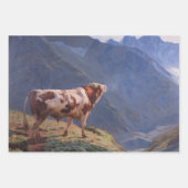 Selectie van landbouwhuisdieren inpakpapier vel (Voorkant)