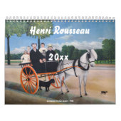 Selectie van Meesterwerken van Henri Rousseau Kalender (Hoes)