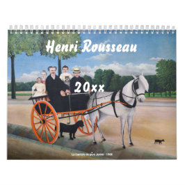 Selectie van Meesterwerken van Henri Rousseau Kalender