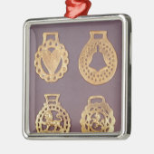 Selectie van paardenschorten metalen ornament (Links)