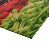 Selectie van pepers snijplank (Hoek)