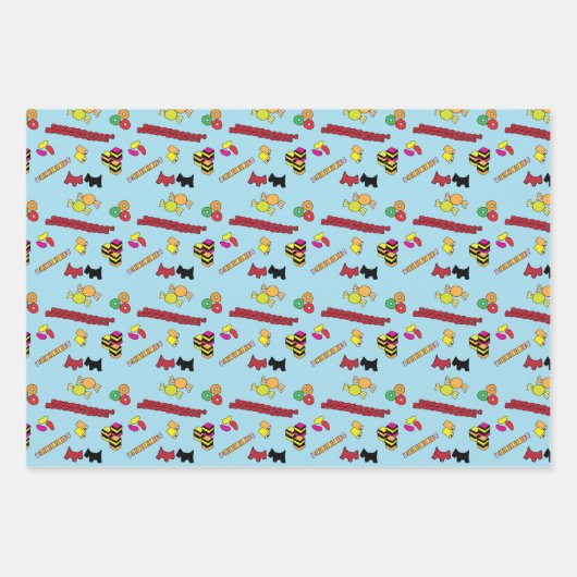 Selectie van snoepjes Suckers, zoethout, rolsnoepj Inpakpapier Vel (Voorkant 3)