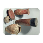 Selectie van vassen, Naqada I/II-periode, 4000-310 Magneet (Horizontaal)