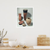 Selectie van vassen, Naqada I/II-periode, 4000-310 Poster (Keuken)