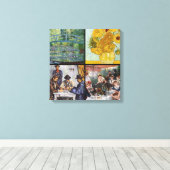 Selectie van verschillende impressionistische mees canvas afdruk (Insitu (Houten vloer))