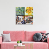 Selectie van verschillende impressionistische mees canvas afdruk (Insitu (Woonkamer))
