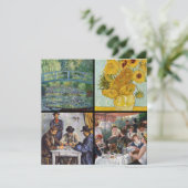 Selectie van verschillende impressionistische mees kaart (Staand voorkant)