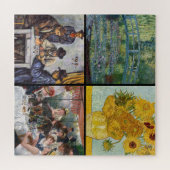 Selectie van verschillende impressionistische mees legpuzzel (Horizontaal)