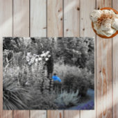 Selectief blauw tuinbezoeker Puzzle Legpuzzel