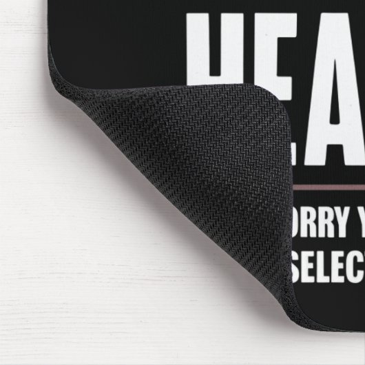 Selectief Horen Sorry Funny Gezegde Humoristisch Muismat (Hoek)