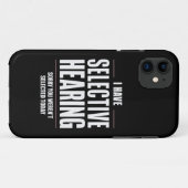 Selectief Horen Sorry Grappige Uitspraak Humoristi Case-Mate iPhone Case (Achterkant (horizontaal))