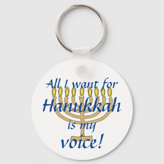 Selectief Mutisme Hanukkah Sleutelhanger (Voorkant)