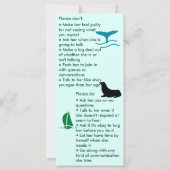 Selectief mutisme krijgt een chipkaart (Achterkant)