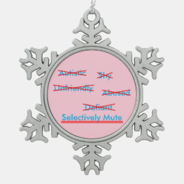 Selectief Mutisme Misverstand 1 Ornament