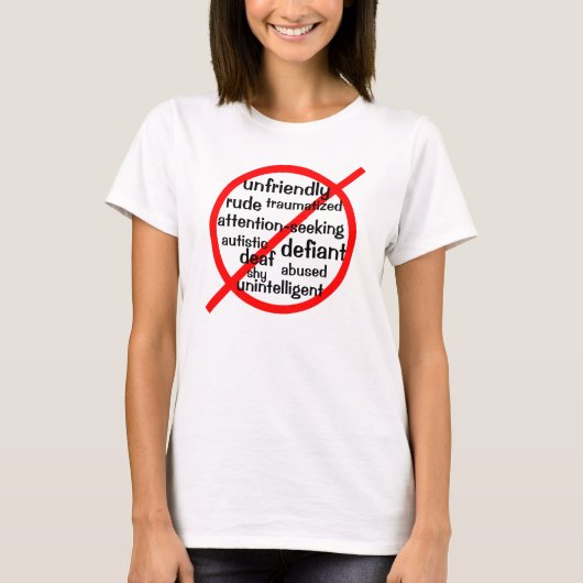 Selectief Mutisme T-shirt (Voorkant)