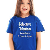 Selectief mutisme t-shirt