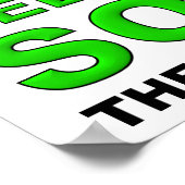 Selectief sociaal Poster (Hoek)