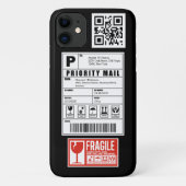 Selectiegrafel ticker QR-code verzendlabel Case-Mate iPhone Case (Achterkant)