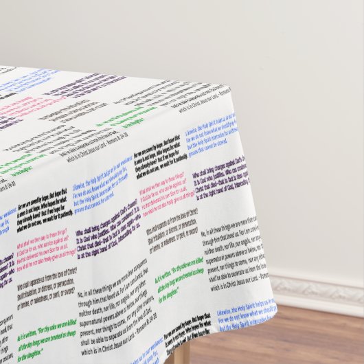 Selecties van Romeinen 8 Tafelkleed (Voorbeeld)