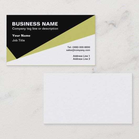 Selectieteken Design Professional-Visitekaartje Visitekaartje (Voorkant / Achterkant)