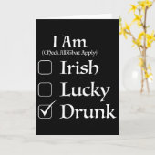 Selectievakje St. Patricksdag Kaart (Gele Bloem)