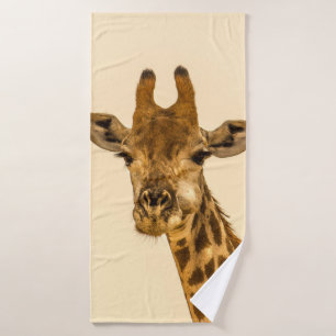 SELECTIEVE FOCUS FOTOGRAFIE VAN GIRAFFE BADHANDDOEK