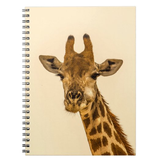 SELECTIEVE FOCUS FOTOGRAFIE VAN GIRAFFE NOTITIEBOEK (Voorkant)