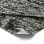 Selectieve focus van sneeuwvlokken poster (Hoek)